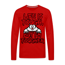 Load image into Gallery viewer, Life Is Tough Premium Long Sleeve T-Shirt - red