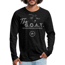 Load image into Gallery viewer, The GOAT Premium Long Sleeve T-Shirt - charcoal grey