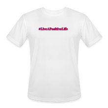 Load image into Gallery viewer, Positive Life Moisture Wicking Performance T-Shirt - white