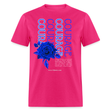 Load image into Gallery viewer, Courage Unisex T-Shirt - fuchsia