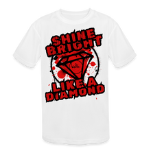 Load image into Gallery viewer, Shine Bright Kids' Moisture Wicking Performance T-Shirt - white
