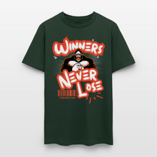 Load image into Gallery viewer, Winners Never Lose T-Shirt - forest green
