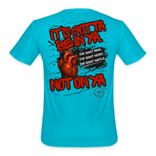 Load image into Gallery viewer, It's In Me Moisture Wicking Performance T-Shirt - turquoise