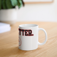 Load image into Gallery viewer, Do Better Panoramic Mug (Red Print) - white