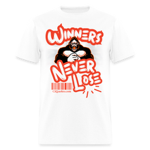 Load image into Gallery viewer, Winners Never Lose T-Shirt - white