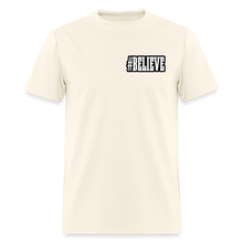 Load image into Gallery viewer, Believe T-Shirt (Black Outline) - sweet cream heather