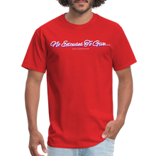 Load image into Gallery viewer, No Excuses To Give Unisex Classic T-Shirt - red