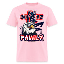 Load image into Gallery viewer, Family 1 T-Shirt (Navy Blue Base) - pink