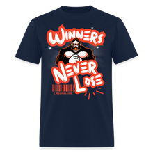 Load image into Gallery viewer, Winners Never Lose T-Shirt - navy