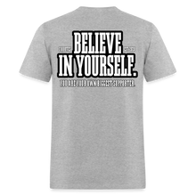 Load image into Gallery viewer, Believe T-Shirt (Black Outline) - heather gray