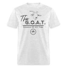 Load image into Gallery viewer, GOAT Unisex Classic T-Shirt (Black Print) - light heather gray