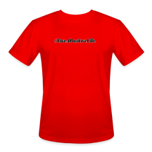 Load image into Gallery viewer, Positive Vibes Moisture Wicking Performance T-Shirt - red