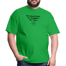 Load image into Gallery viewer, Be Gracious Unisex Classic T-Shirt (Black Print) - bright green