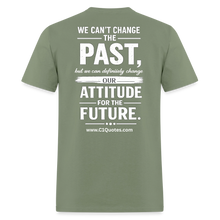 Load image into Gallery viewer, Change Your Attitude T-Shirt - military green