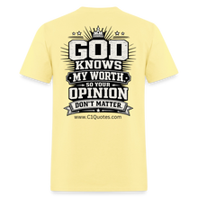 Load image into Gallery viewer, God Knows T-Shirt - cornsilk
