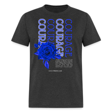 Load image into Gallery viewer, Courage Unisex T-Shirt - heather black