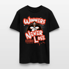 Load image into Gallery viewer, Winners Never Lose T-Shirt - black