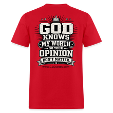 Load image into Gallery viewer, God Knows T-Shirt - red