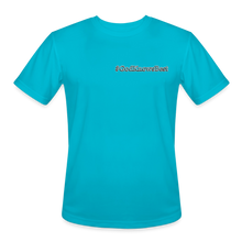 Load image into Gallery viewer, God Knows Best Moisture Wicking Performance T-Shirt - turquoise