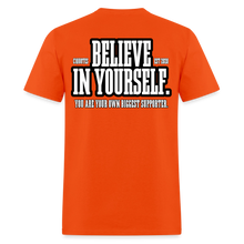 Load image into Gallery viewer, Believe T-Shirt (Black Outline) - orange