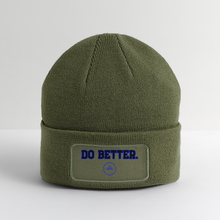 Load image into Gallery viewer, Do Better Patch Beanie - olive