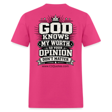 Load image into Gallery viewer, God Knows T-Shirt - fuchsia