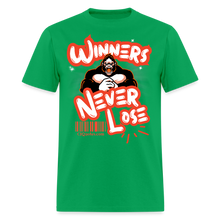 Load image into Gallery viewer, Winners Never Lose T-Shirt - bright green