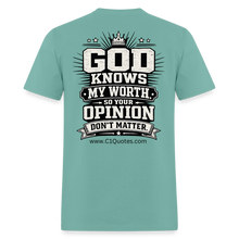 Load image into Gallery viewer, God Knows T-Shirt - aquatic