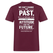 Load image into Gallery viewer, Change Your Attitude T-Shirt - burgundy