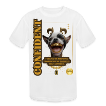 Load image into Gallery viewer, Confident Kids' Moisture Wicking Performance T-Shirt - white