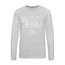 Load image into Gallery viewer, The GOAT Premium Long Sleeve T-Shirt - heather gray