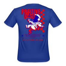 Load image into Gallery viewer, Positive Life Moisture Wicking Performance T-Shirt - royal blue