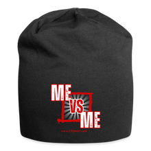 Load image into Gallery viewer, Me vs Me Jersey Beanie - black