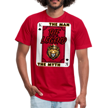 Load image into Gallery viewer, The Legend Jersey T-Shirt (Soft Tee) - red