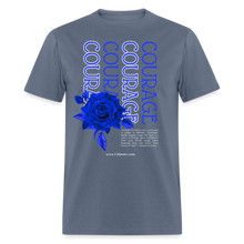 Load image into Gallery viewer, Courage Unisex T-Shirt - denim