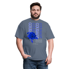 Load image into Gallery viewer, Courage Unisex T-Shirt - denim