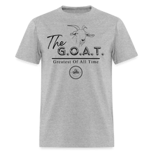 Load image into Gallery viewer, GOAT Unisex Classic T-Shirt (Black Print) - heather gray