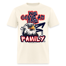 Load image into Gallery viewer, Family 1 T-Shirt (Navy Blue Base) - sweet cream heather
