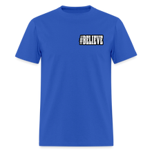 Load image into Gallery viewer, Believe T-Shirt (Black Outline) - royal blue