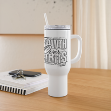 Load image into Gallery viewer, Custom 40 oz Travel Tumbler - white