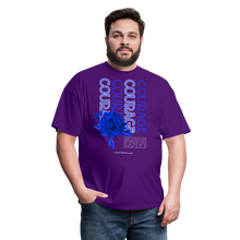 Load image into Gallery viewer, Courage Unisex T-Shirt - purple