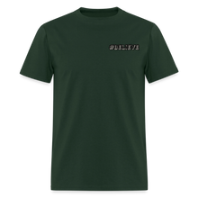 Load image into Gallery viewer, Believe T-Shirt (White Outline) - forest green