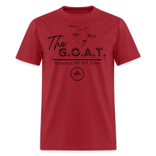 Load image into Gallery viewer, GOAT Unisex Classic T-Shirt (Black Print) - true red