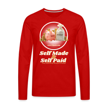 Load image into Gallery viewer, Savings & Investing Men's Premium Long Sleeve T-Shirt - red