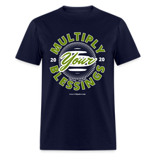 Load image into Gallery viewer, Multiply Unisex Classic T-Shirt (White Outline) - navy