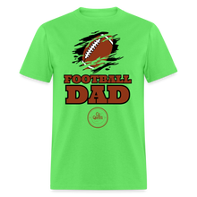 Load image into Gallery viewer, Football Dad Unisex Classic T-Shirt (Black Background) - kiwi