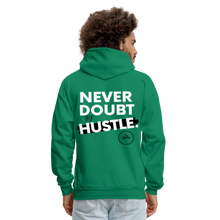 Load image into Gallery viewer, Never Doubt Hoodie (White Print) - kelly green