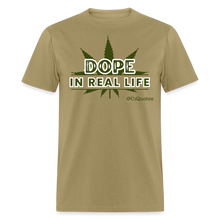 Load image into Gallery viewer, Dope Unisex Classic T-Shirt (White Outline) - khaki