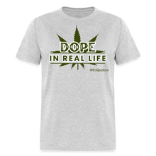Load image into Gallery viewer, Dope Unisex Classic T-Shirt (White Outline) - heather gray