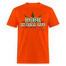 Load image into Gallery viewer, Dope Unisex Classic T-Shirt (White Outline) - orange